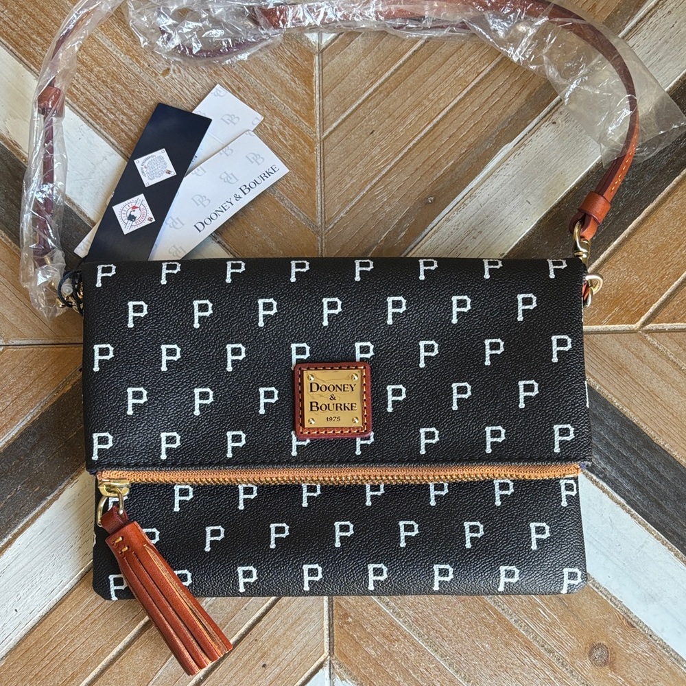 Dooney & Bourke MLB Pittsburgh Pirates Foldover Crossbody Bag